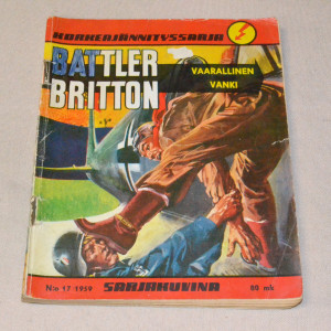 Korkeajännityssarja 17 - 1959 Battler Britton Vaarallinen vanki